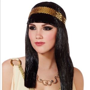 NWT Cleopatra Wig with Headband